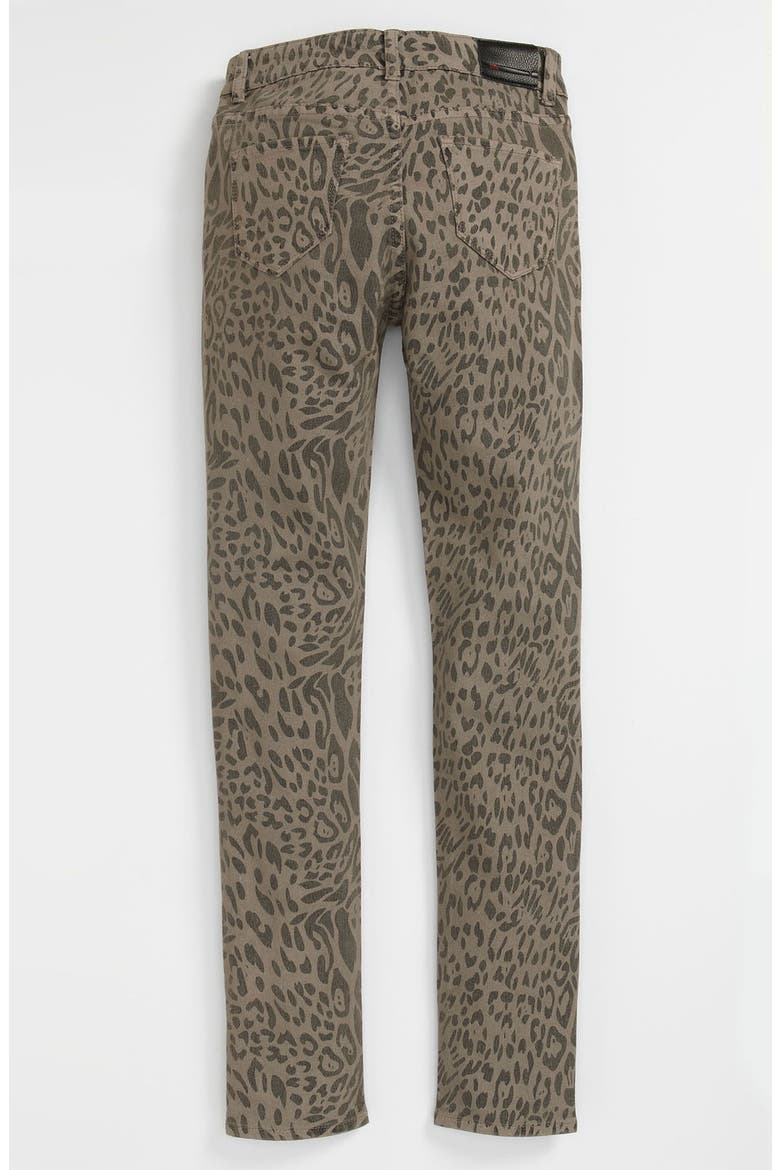 !iT JEANS Printed Ultra Skinny Jeans, Main, color, LEOPARD GREY