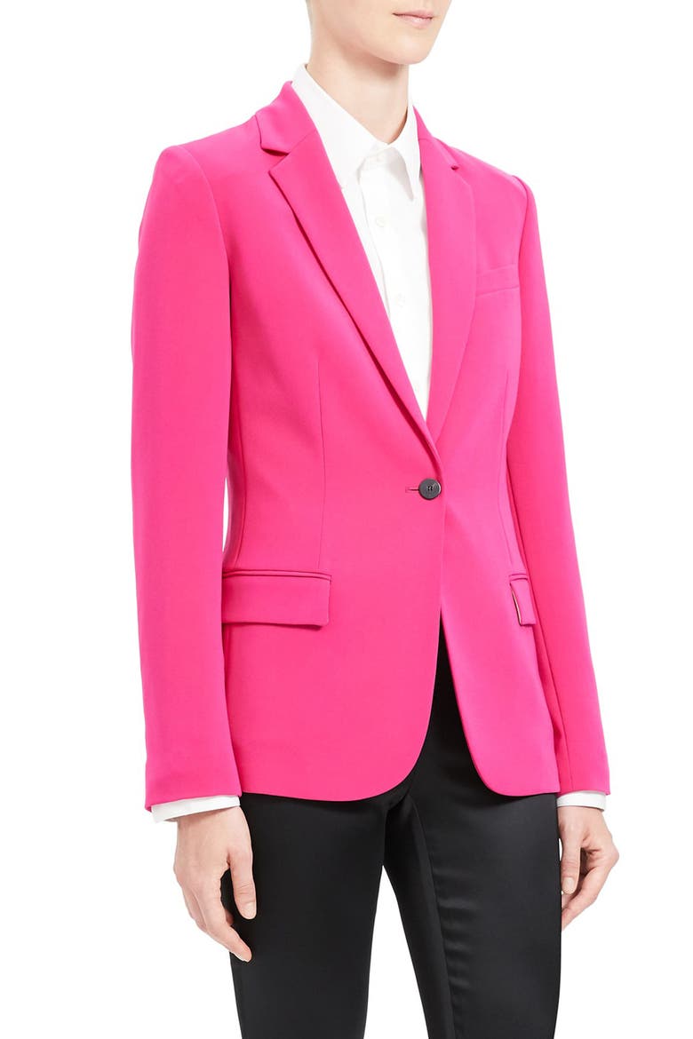 Classic Staple Blazer, Alternate, color, MAGENTA