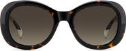 Missoni 53mm Gradient Oval Sunglasses