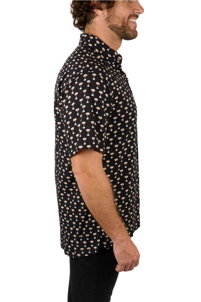 The Buzz Around Town - Short Sleeve Shirt, Alternate, color, Black