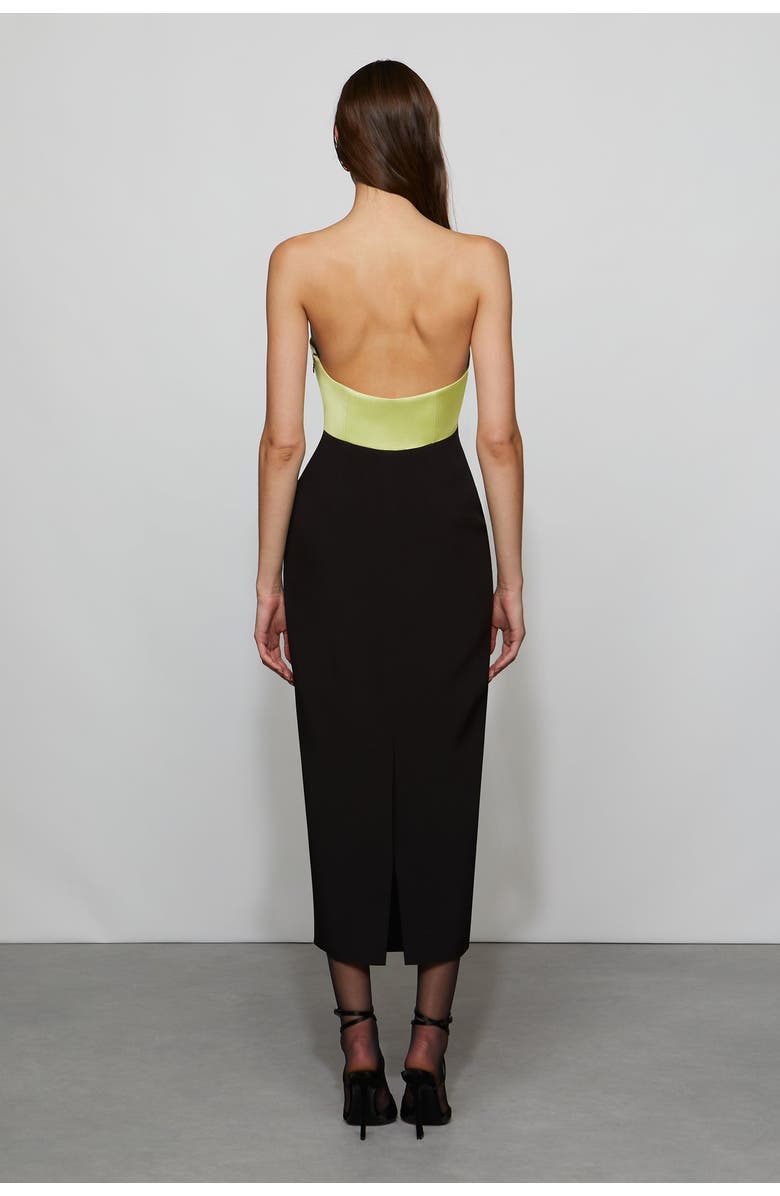 Et Ochs Bridgette Dress, Alternate, color, Black/Celery