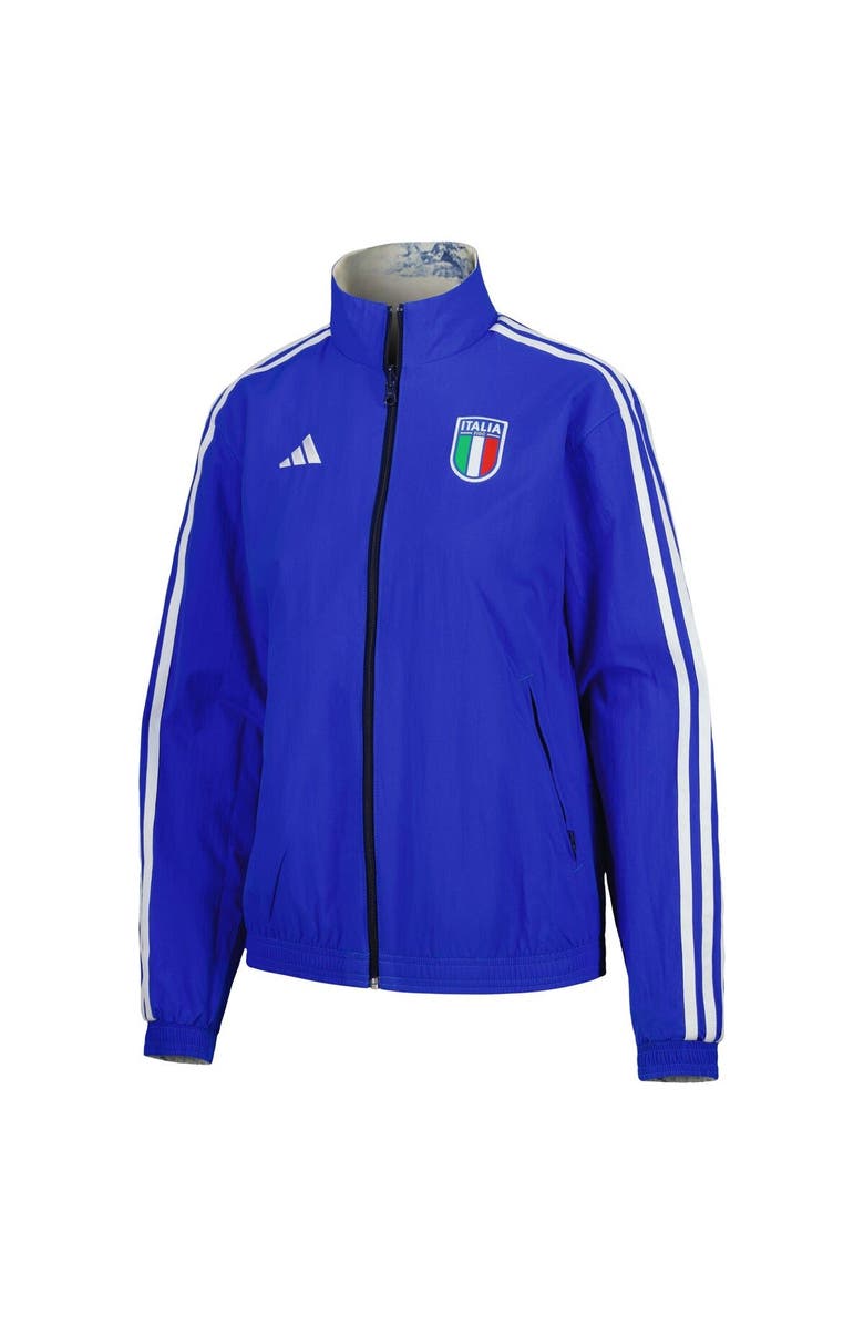 adidas Women's adidas Blue Italy National Team Anthem Reversible Full-Zip Jacket, Alternate, color,