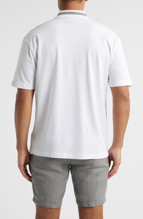 HUGO BOSS HUGO X RB FORMULA ONE™ TEAM RELAXED FIT STRETCH PIQUÉ POLO 