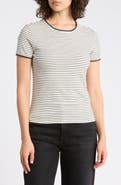 T Tahari Short Sleeve Shell Stitched T-Shirt