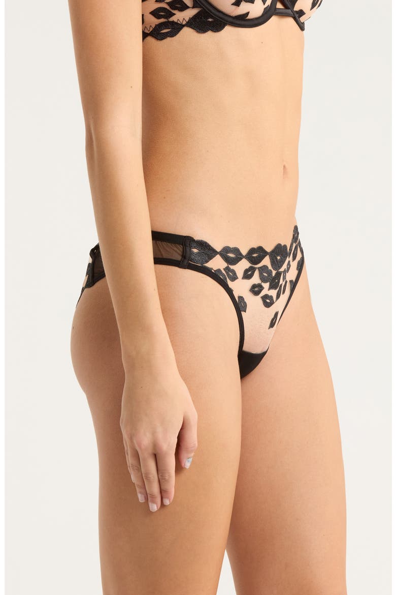 Marian Ebroidered Briefs, Alternate, color, BLACK/ SHEER