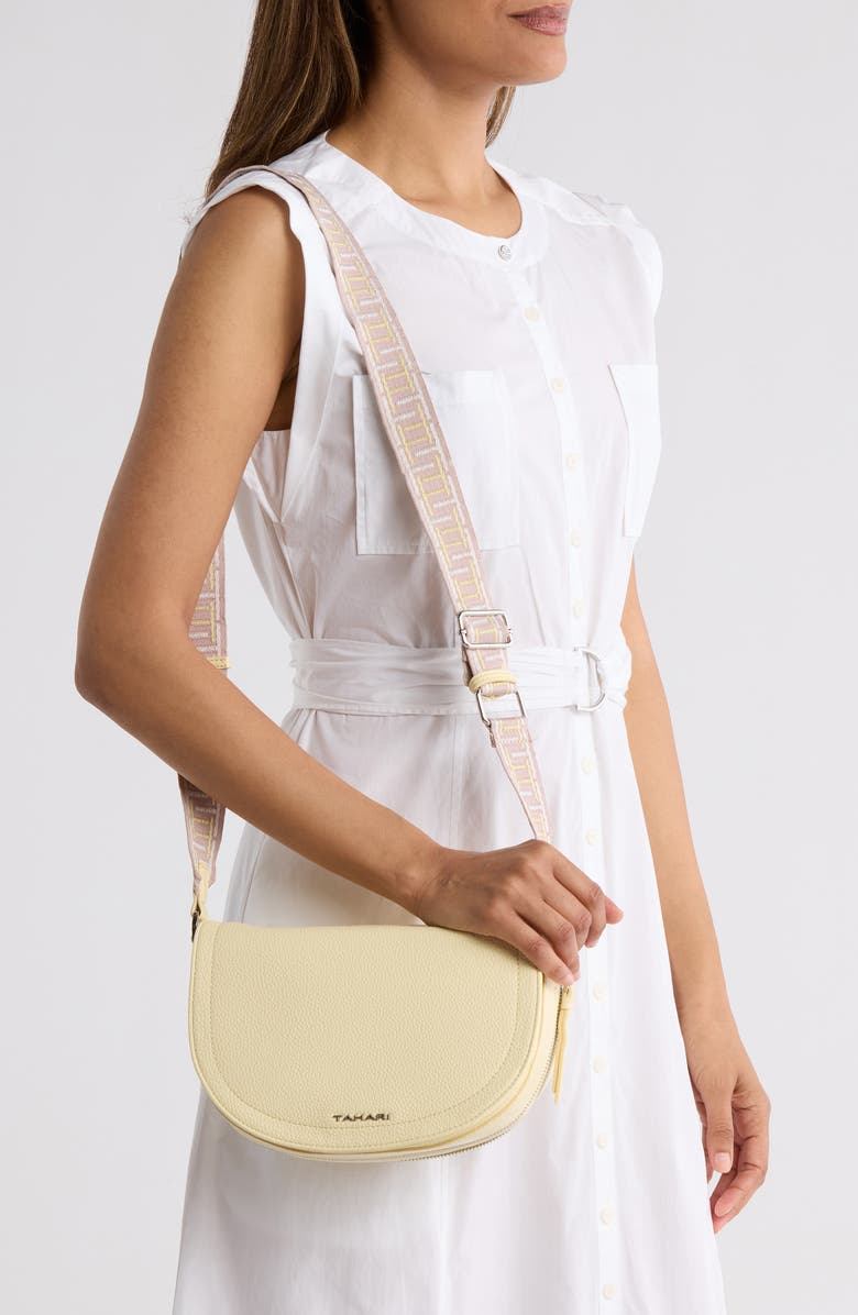 Tahari Marcy Expandable Crescent Crossbody Bag, Alternate, color,