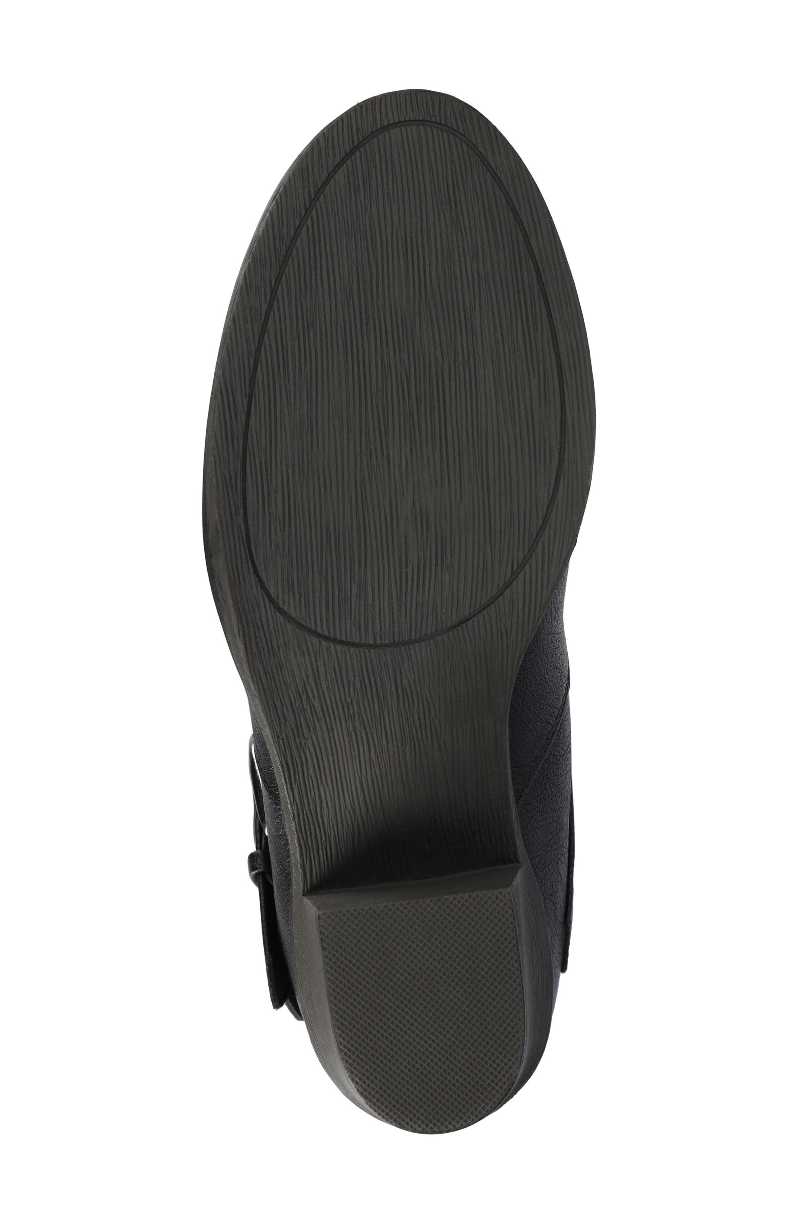 Journee Collection Late Buckle Tall Boot, Alternate, color, Black