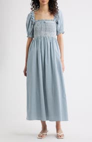 Hill House Home The Scarlett Nap® Fit & Flare Midi Dress