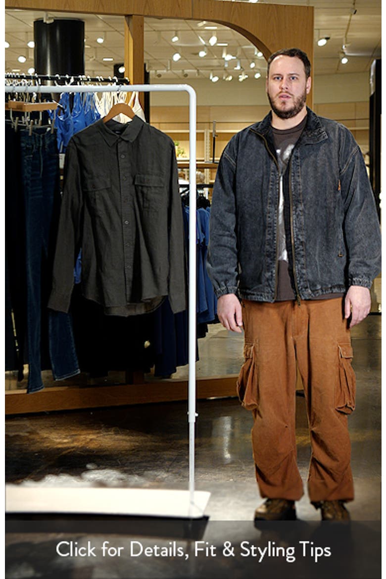 Relaxed Fit Linen Utility Shirt video