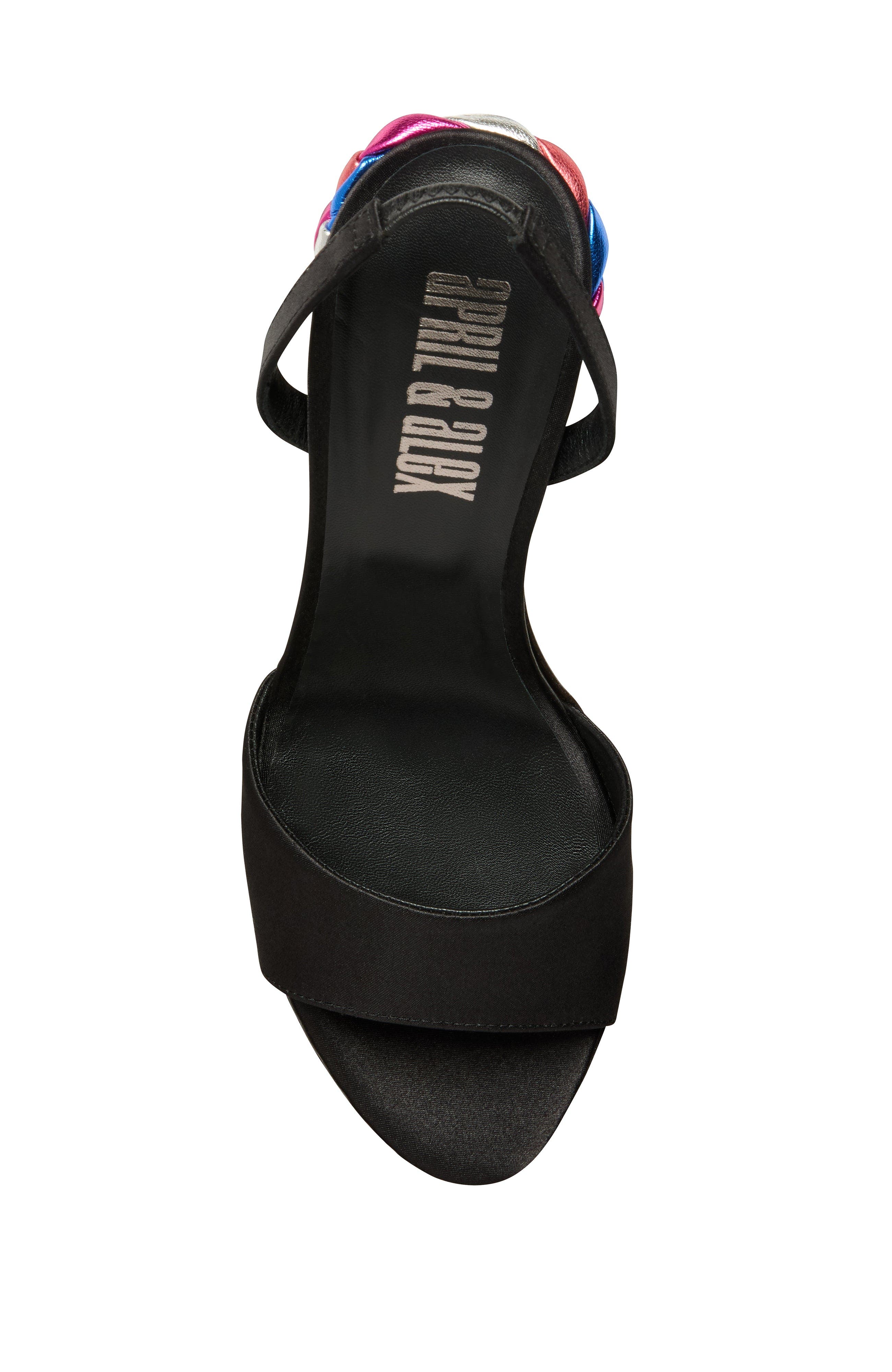 April & Alex Naomi Heel, Alternate, color, Black