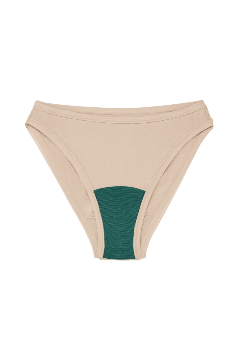 High Rise Bikini, Alternate, color, Beige