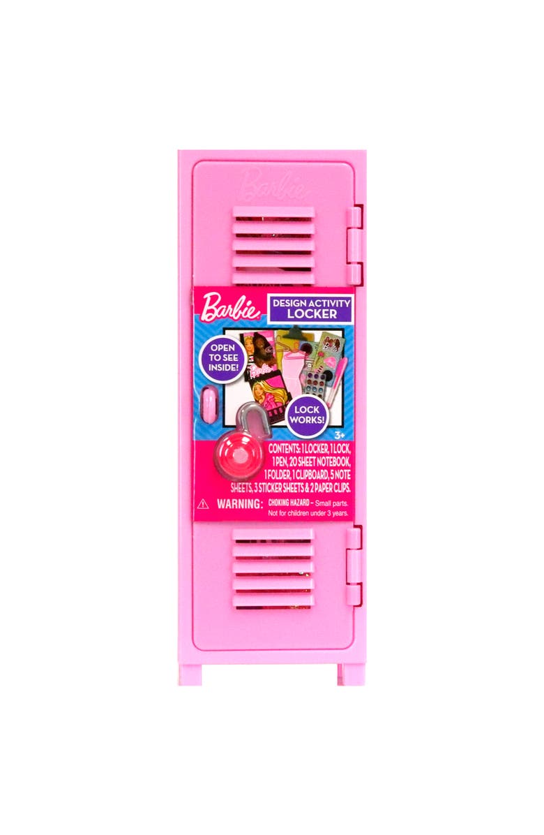 Barbie Design Activity Locker, Doodle & Decorate Fashion Playset, Kids 3+, Main, color, Multicolored