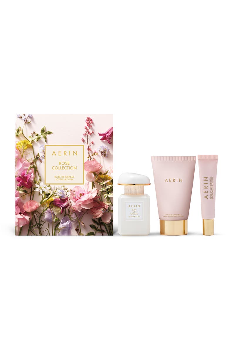 Estée Lauder AERIN Rose de Grasse Joy Bloom Beauty Essentials Set (Limited Edition) $232 Value, Main, color,