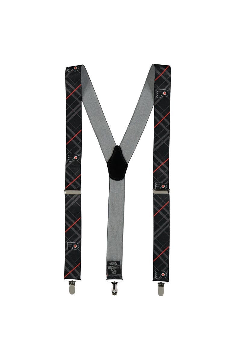 EAGLES WINGS Men's Black Philadelphia Flyers Suspenders, Main, color, Black