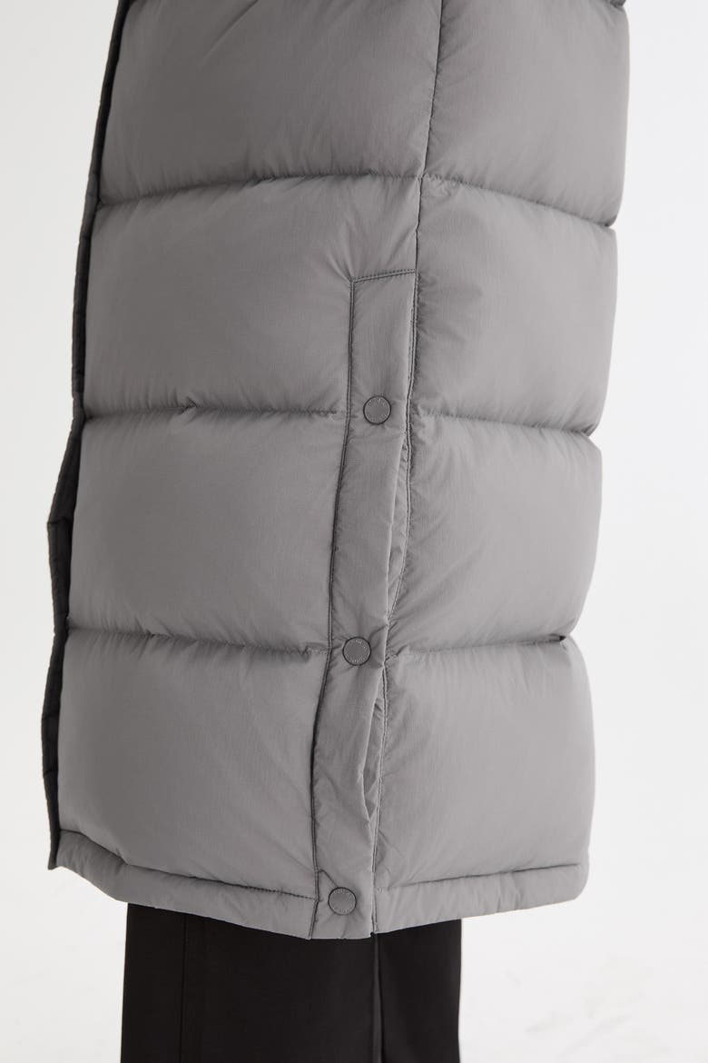 Puff-O® Long Down Puffer Jacket, Alternate, color, Gray