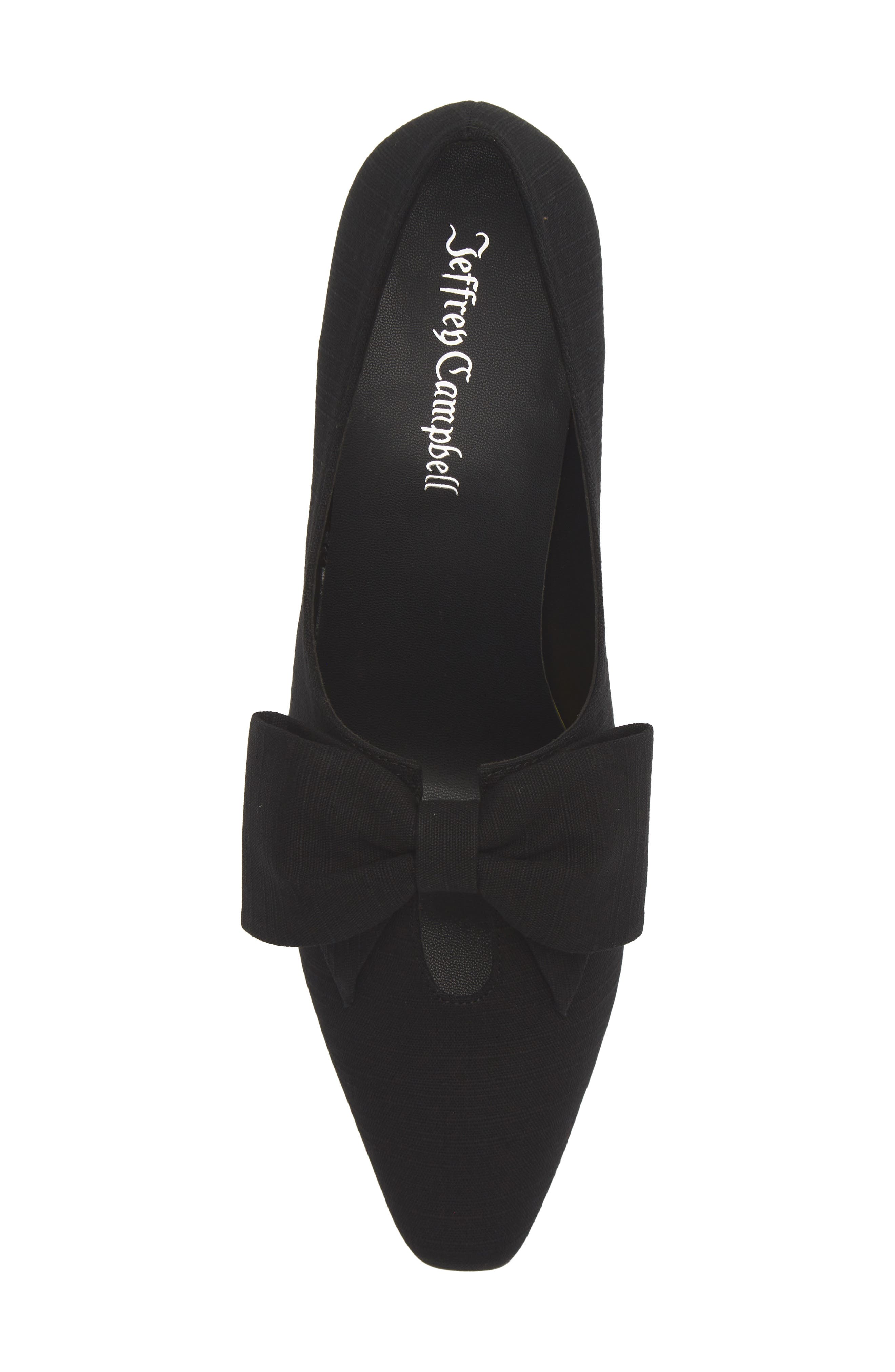 Hedgerow Bow Pump, Alternate, color, BLACK