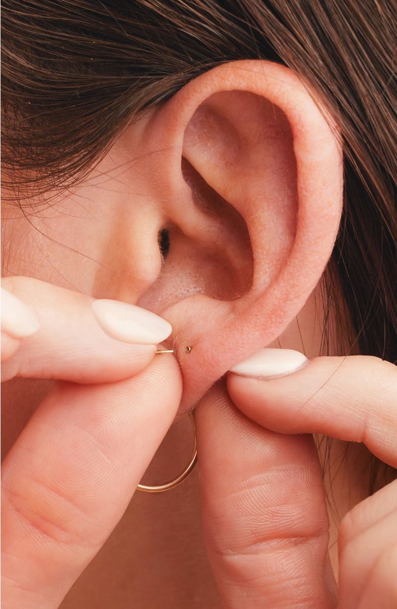 MADE BY MARY 14k Bar Stud Earring, Alternate, color, 14K Solid Gold - Pair