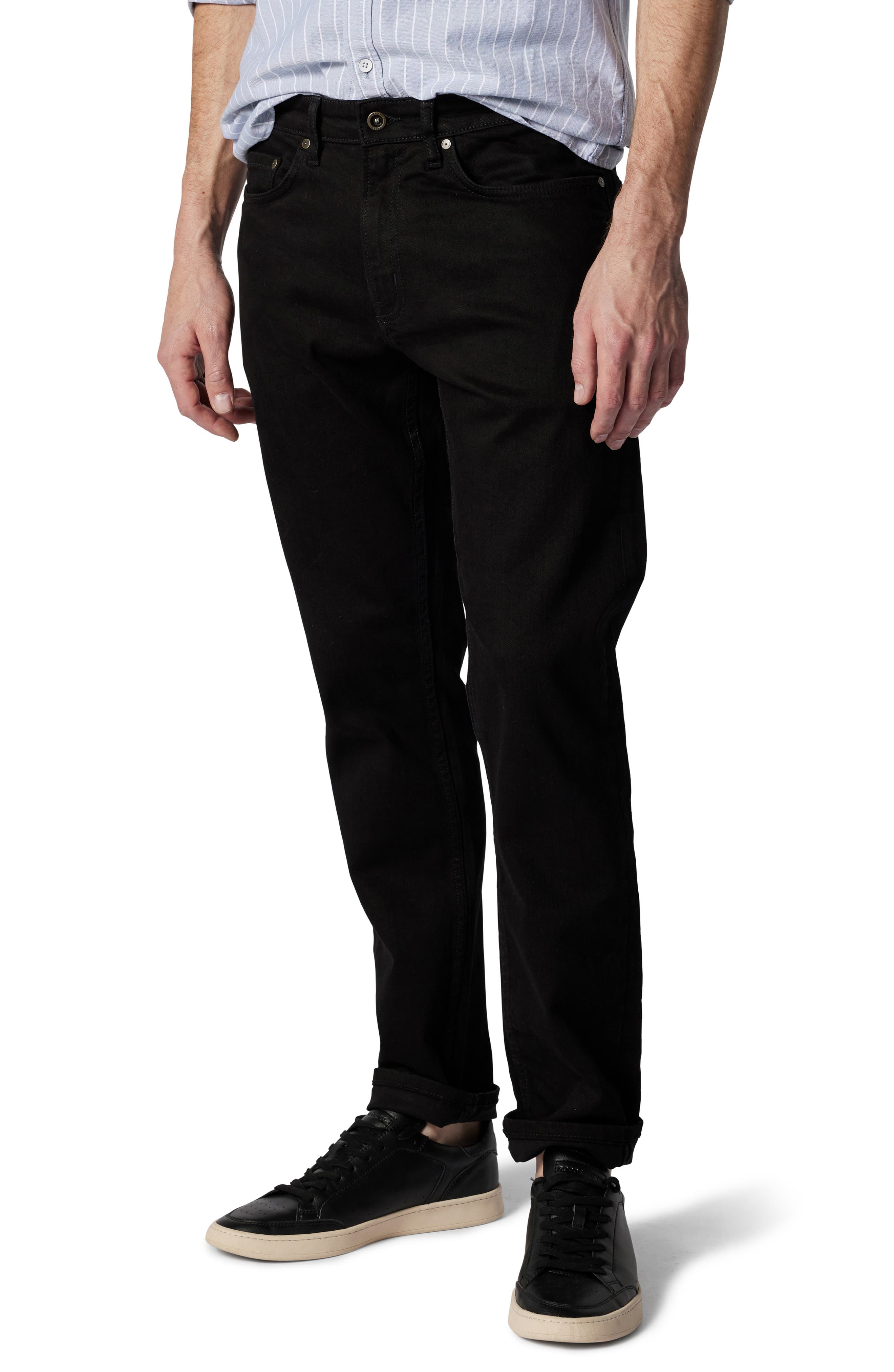 Longburn Black Straight Leg Jeans