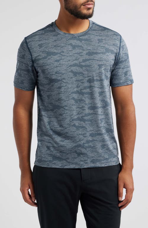 Ten Thousand Camouflage Knit Performance T-shirt In Navy