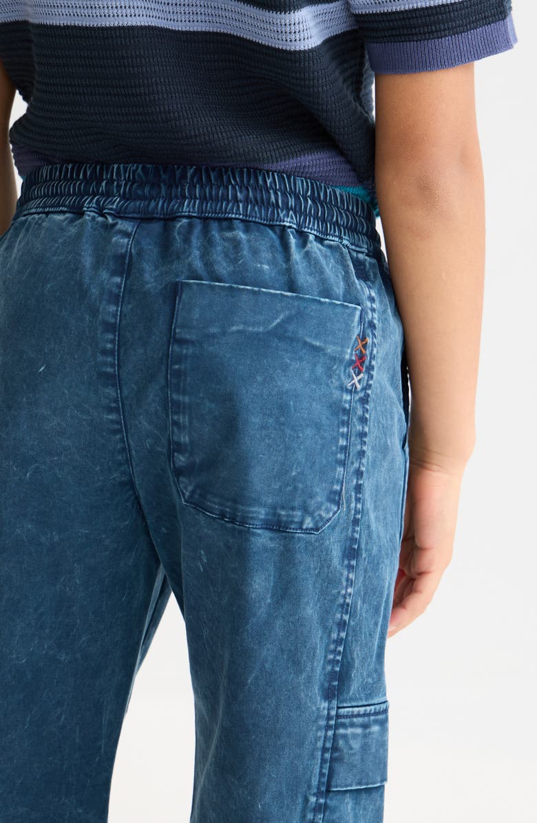 Scotch & Soda Kids' Pull-On Straight Leg Cargo Pants, Alternate, color,