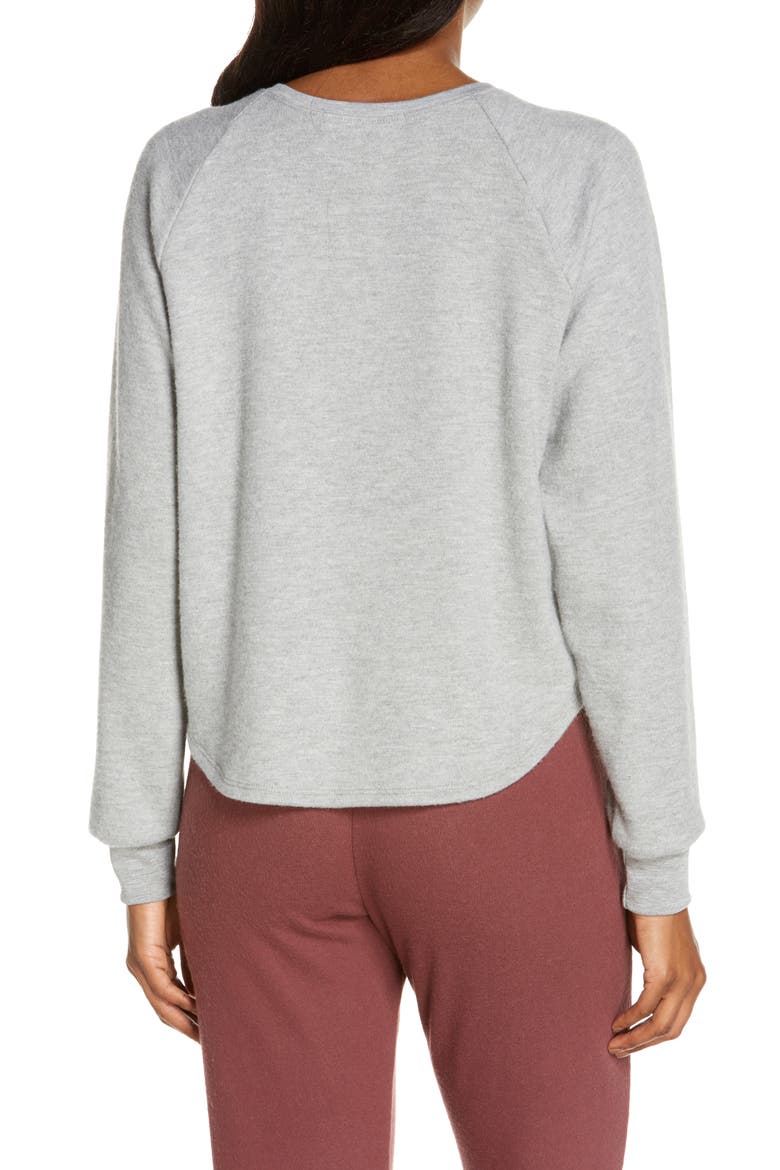 Pullover Top, Alternate, color, HEATHER GREY