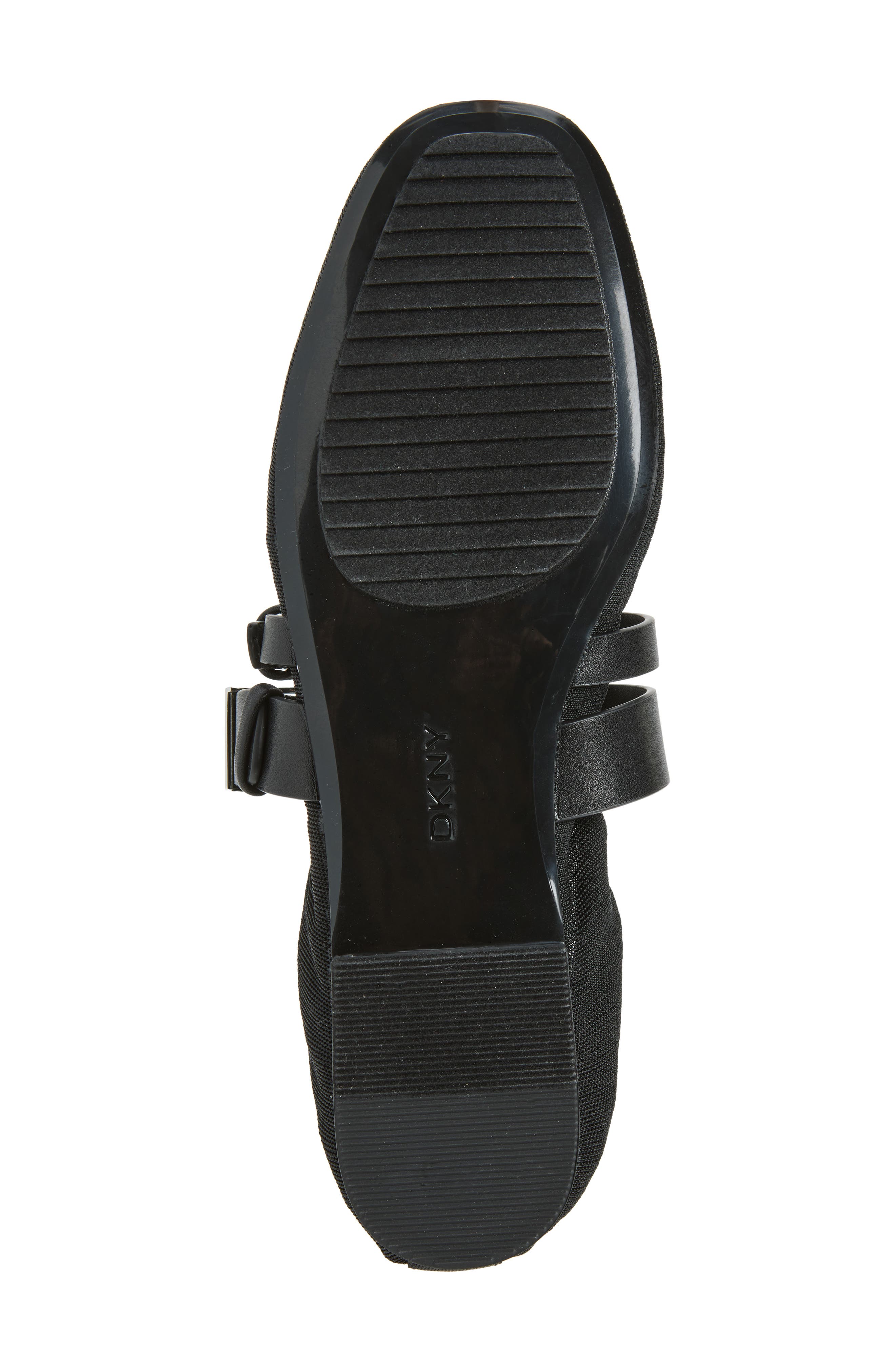 Dade Buckle Strap Mesh Ballet Flat, Alternate, color, BLACK