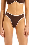 Seafolly Beach Bound High Cut Bikini Bottoms