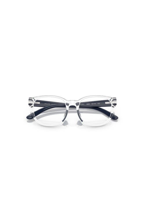 Polo Ralph Lauren 45mm Round Optical Glasses In White