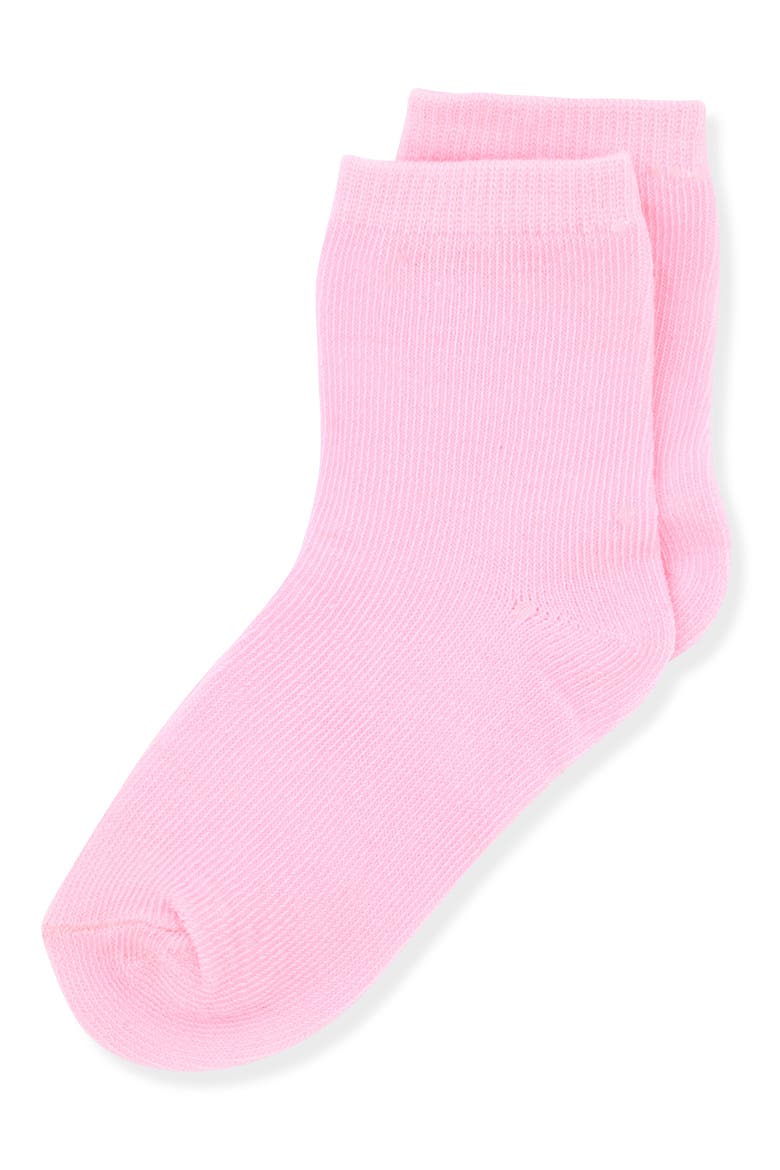 Fitted Two-Piece Pajamas & Socks Set, Alternate, color, PINK