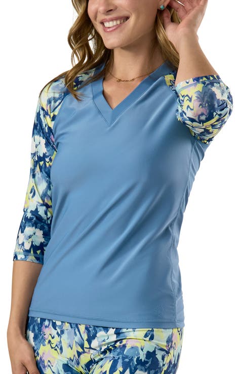 V-Neck Sun & Swim Shirt