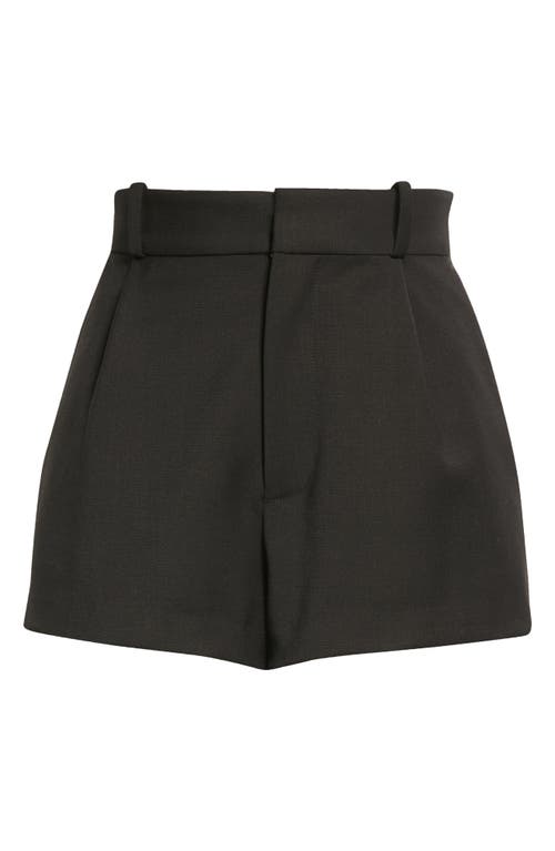 Area Black Deco Bow Shorts In Black