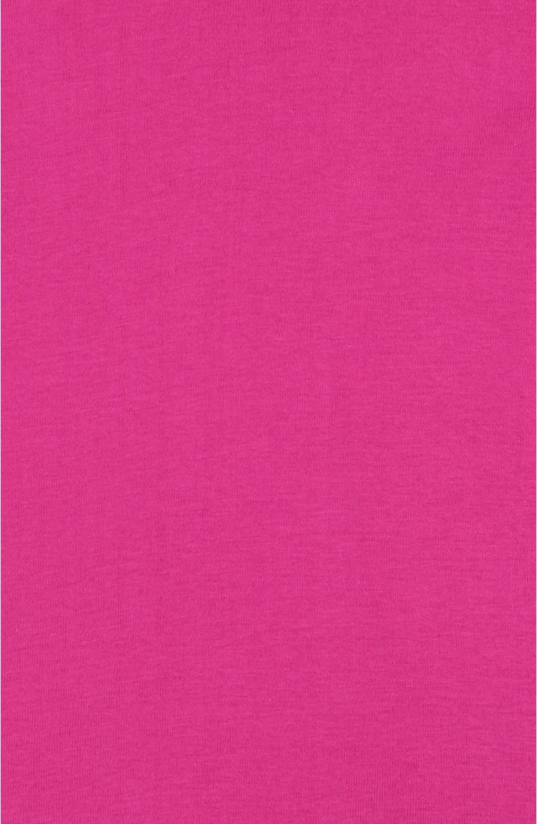 Leveret Kids Long Sleeve T-Shirt, 100% Cotton, Solid Colors, Alternate, color, Hot Pink