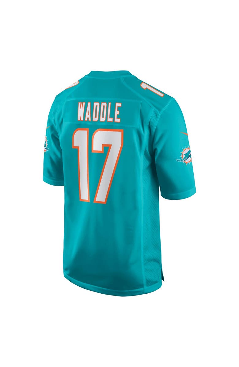Nike Men's Nike Jaylen Waddle Aqua Miami Dolphins Game Player Jersey, Alternate, color, Aqua