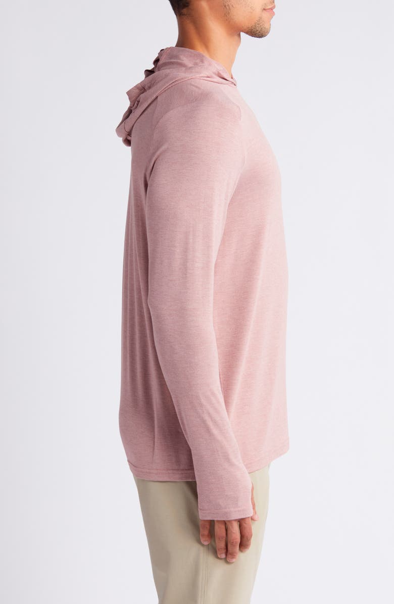 Free Fly Shade UPF 50+ Hoodie, Alternate, color, Heather Adobe Red