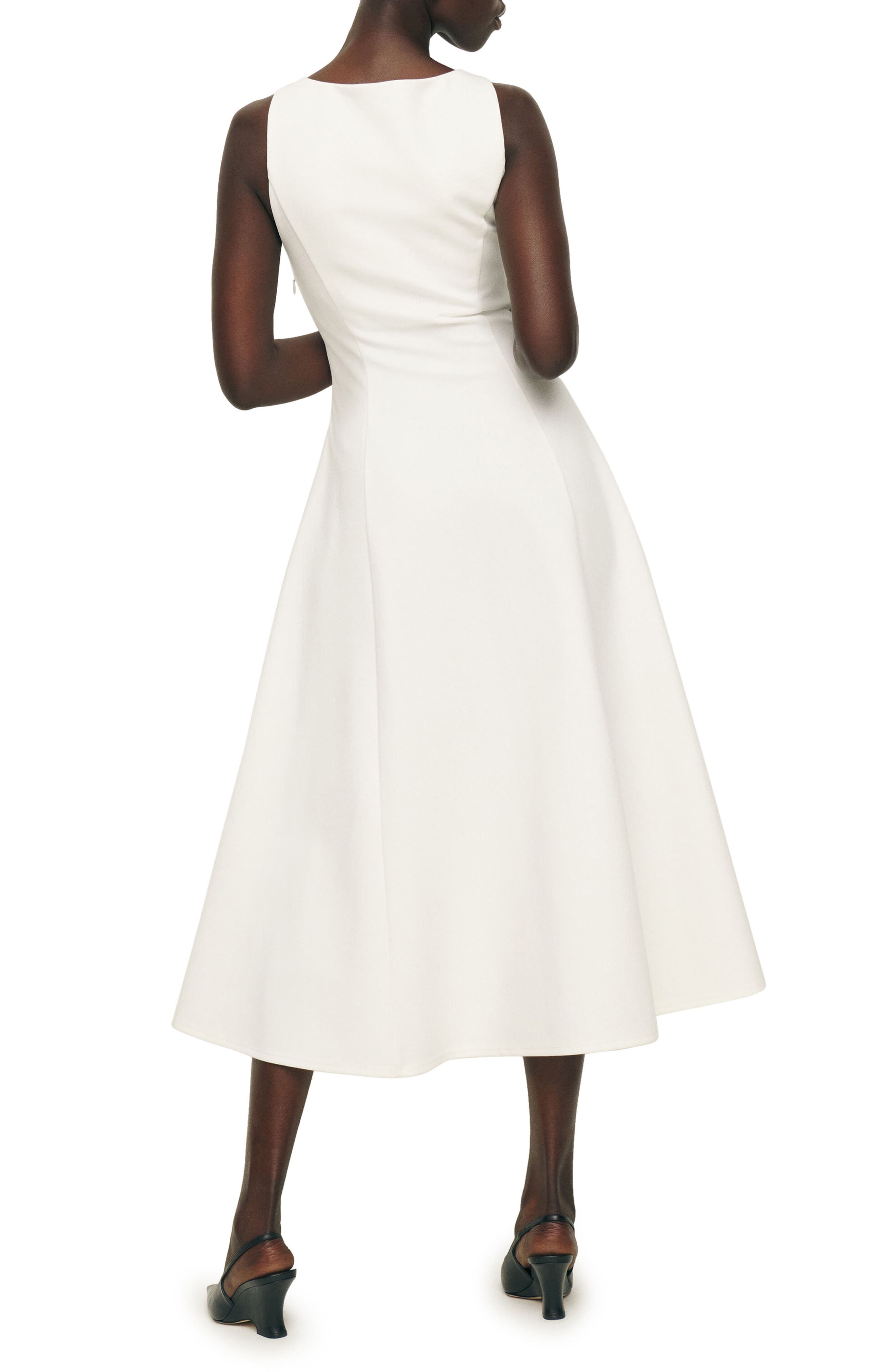 Reformation Mikol Pleated Midi Dress (Women) | Nordstromrack