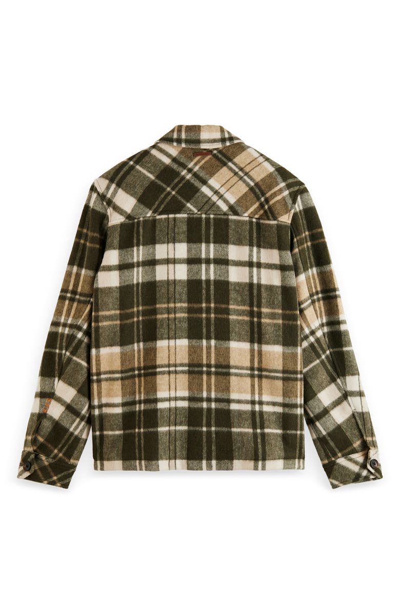 Scotch & Soda Brushed Wool Blend Overshirt Jacket, Alternate, color, 