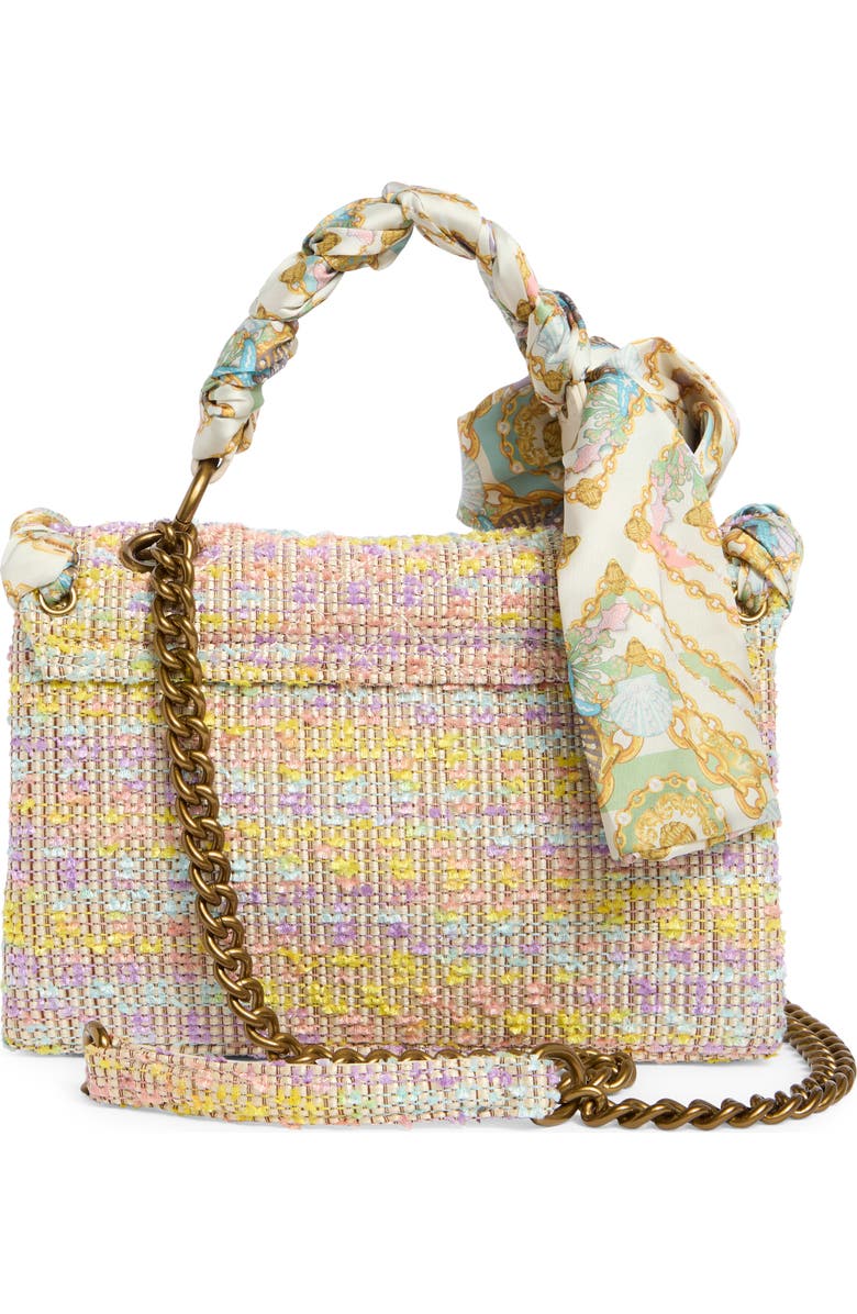Kurt Geiger London Brixton Tweed Crossbody Bag, Alternate, color, Yellow Multi