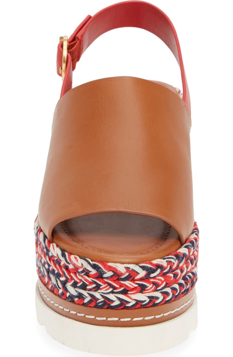 Tory Burch Miranda Espadrille Platform Wedge Sandal, Alternate, color,