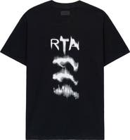 RtA Colin Ascending Logo Oversize Graphic T-Shirt