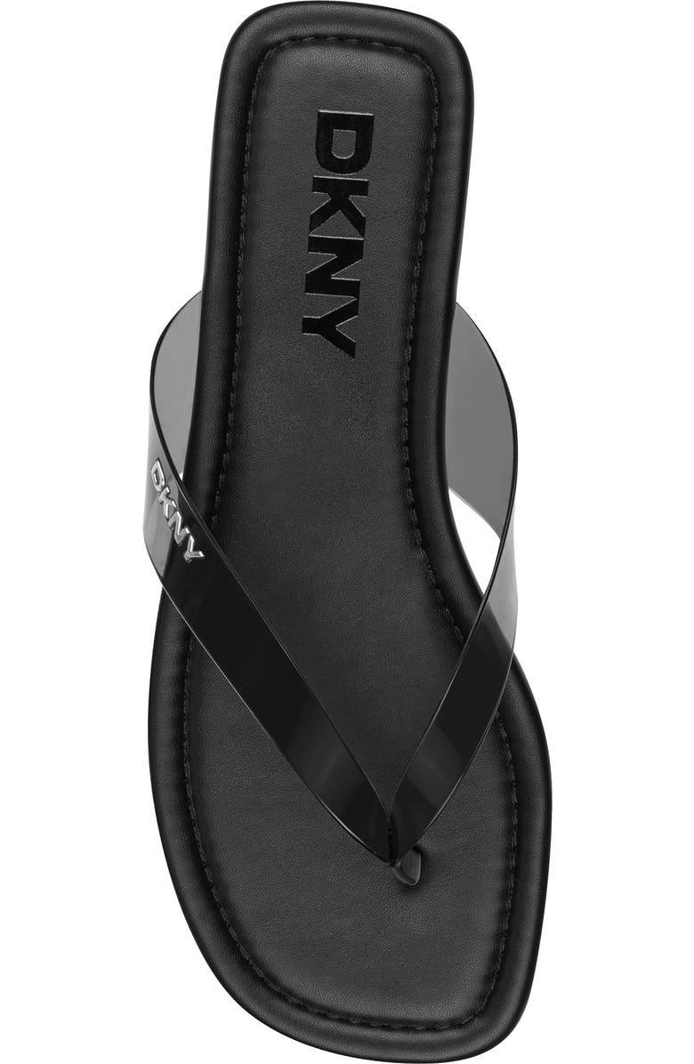 DKNY Hampton Flip Flop, Alternate, color, Black