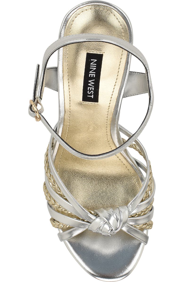 Nine West Waser Ankle Strap Platform Sandal, Alternate, color,