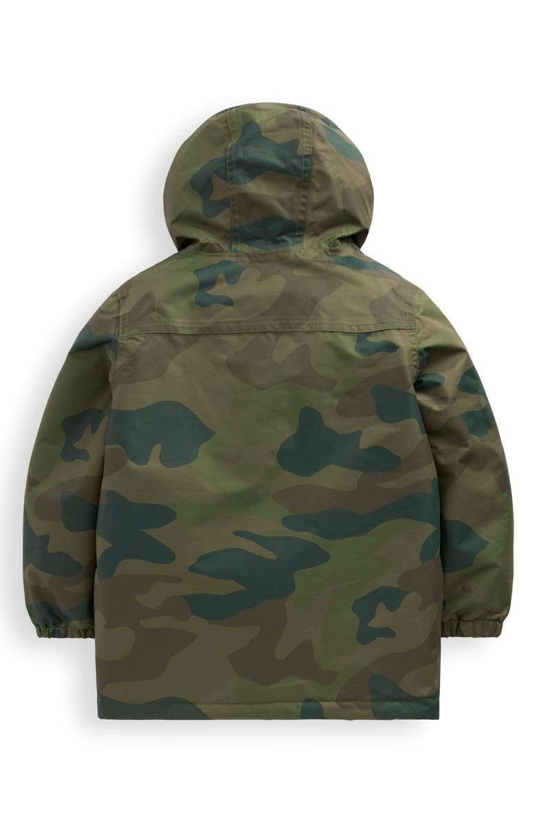 Mini Boden Kids' 4-in-1 Waterproof Jacket, Alternate, color, Camo