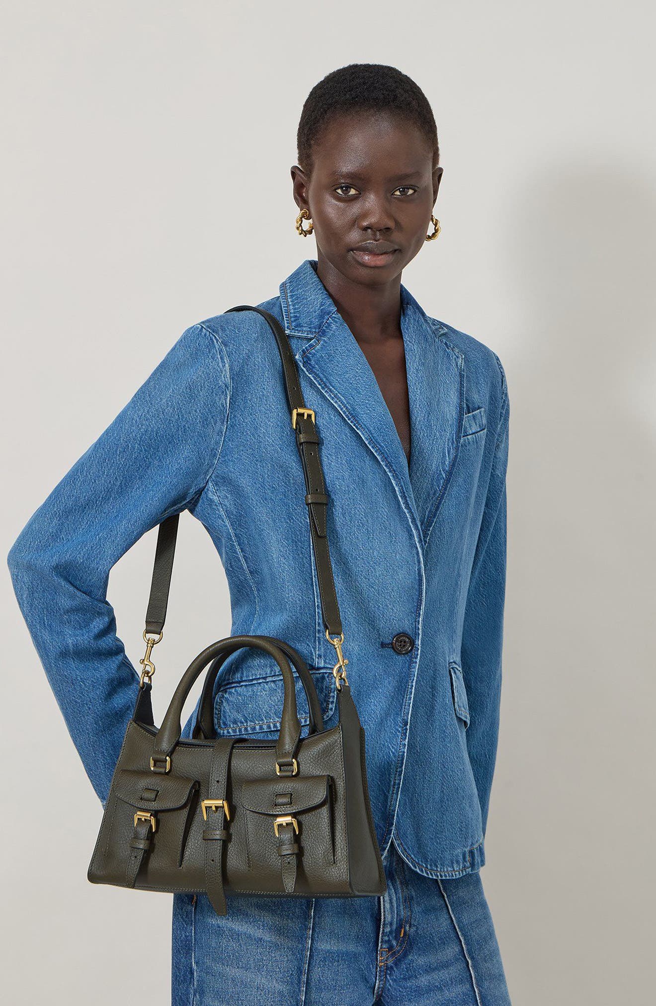 Mulberry Small Roxanne Leather Crossbody Bag, Alternate, color, Juniper Green