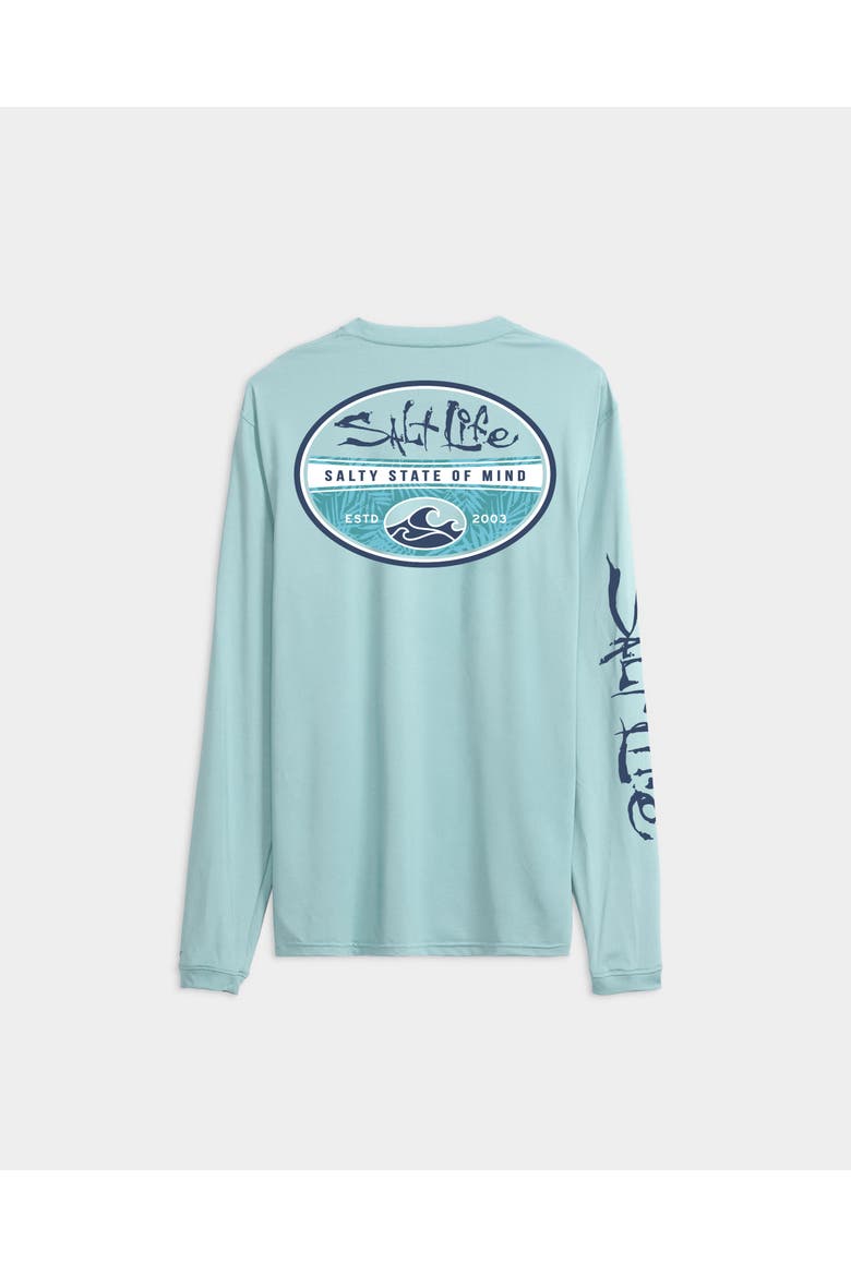 Secret Spot Long Sleeve SLX Performance Tee, Alternate, color, Lt Aruba Heather