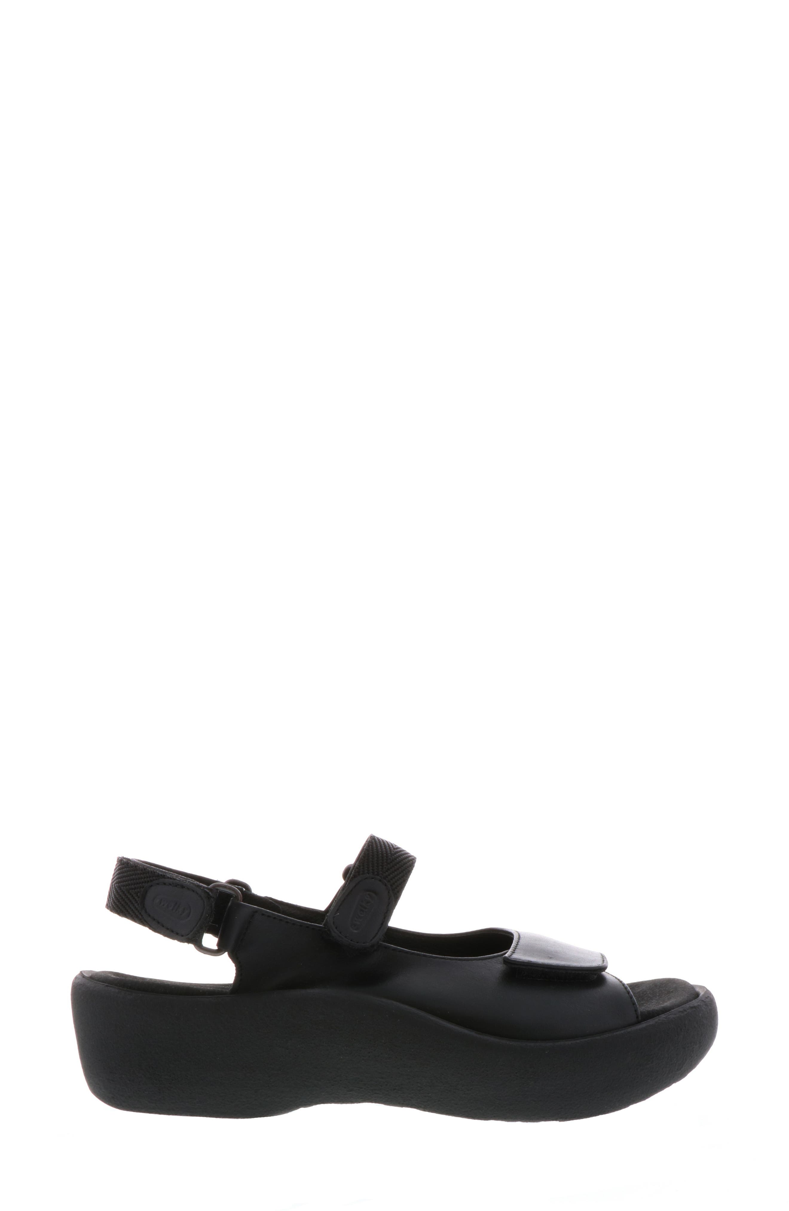 Wolky Jewel Sandal, Alternate, color, Black/ Black