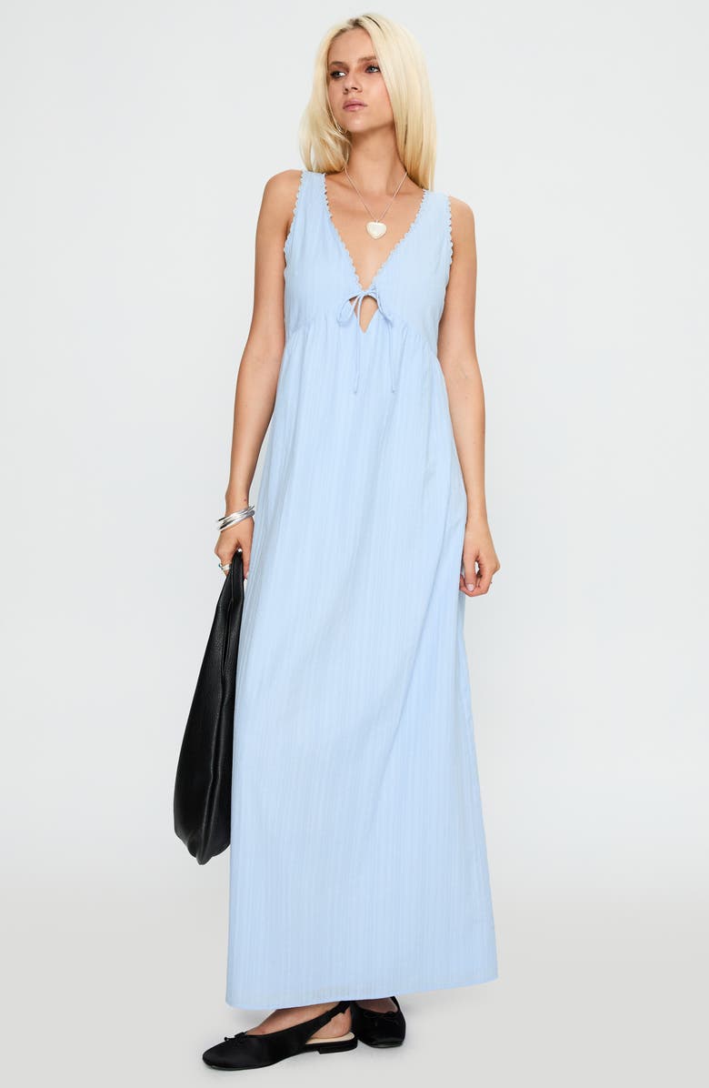 Princess Polly Elyza Sleeveless Maxi Dress, Alternate, color, Blue