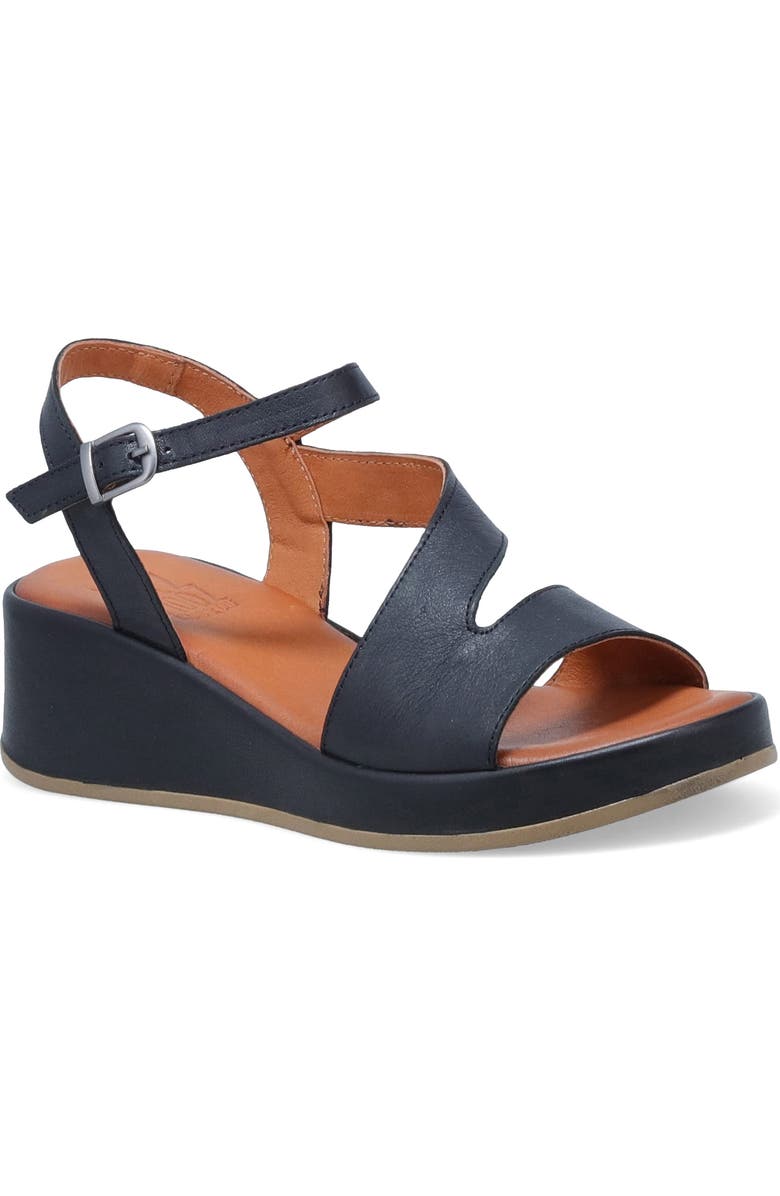Miz Mooz Preston Ankle Strap Wedge Sandal, Main, color,