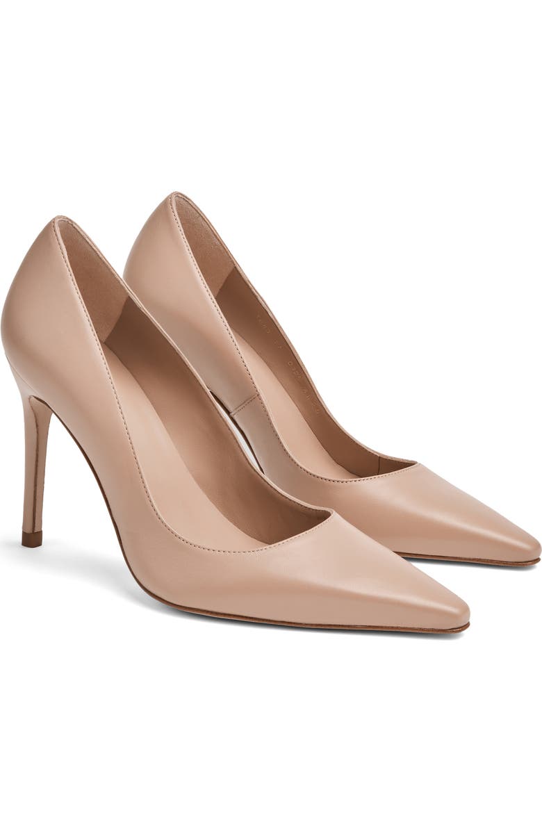 LK Bennett Fern Pointed Toe Pump, Main, color, Trench Smooth Leather