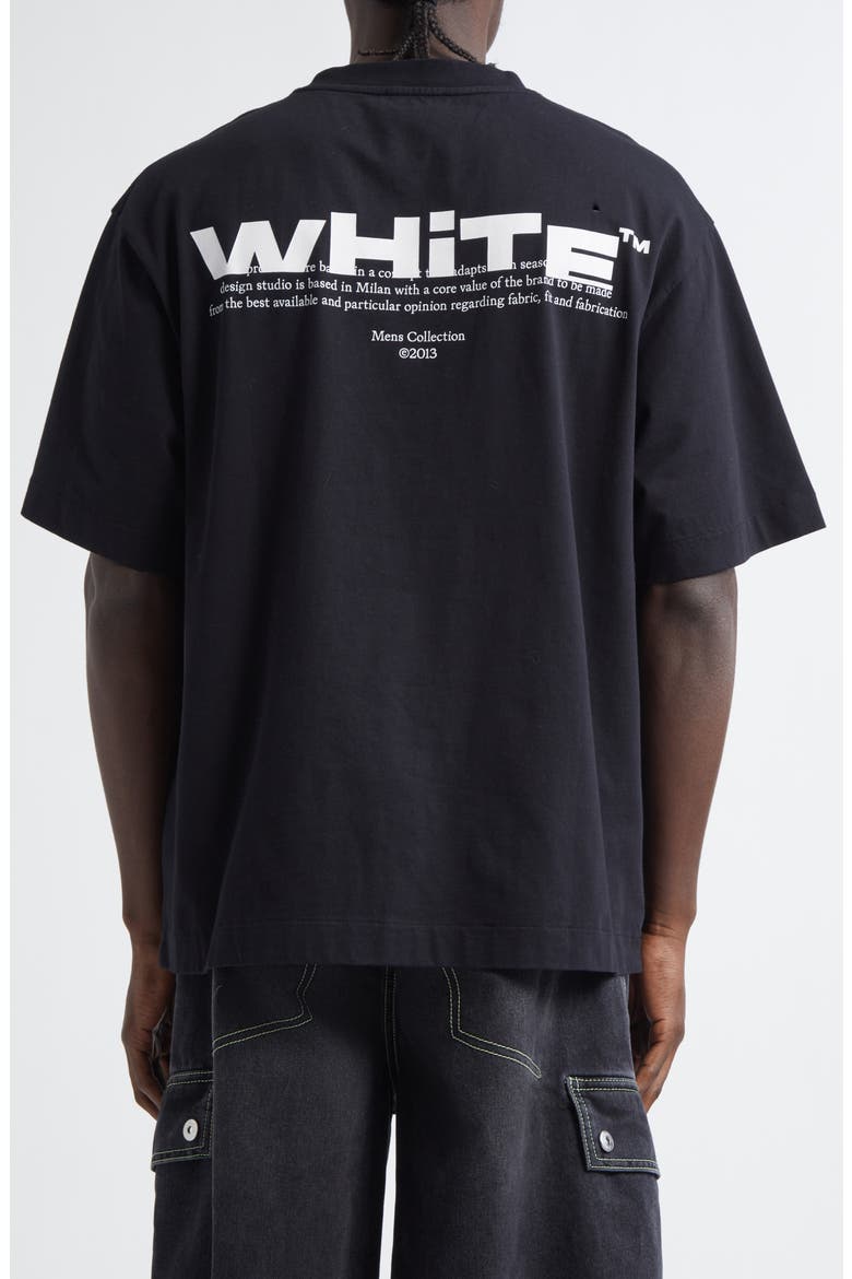 Shared Logo Cotton Graphic T-Shirt, Alternate, color, BLACK - WHITE