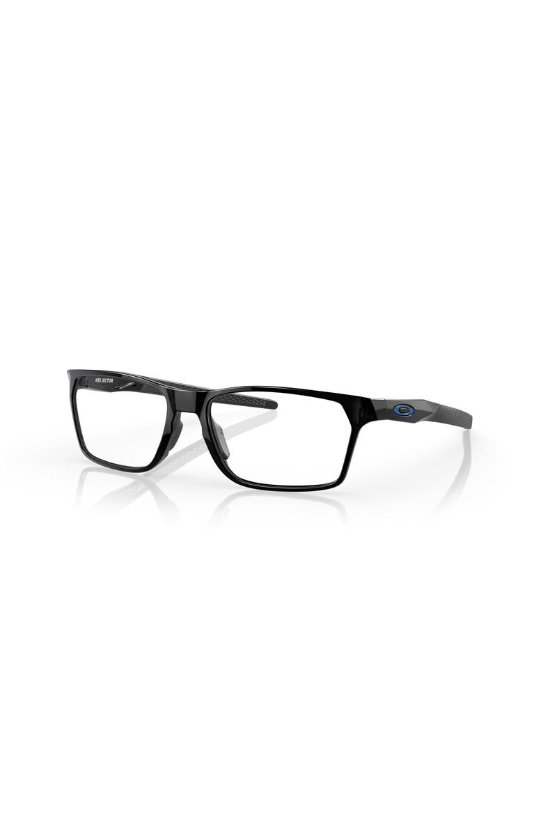 55mm Rectangle optical glasses, Main, color, Black